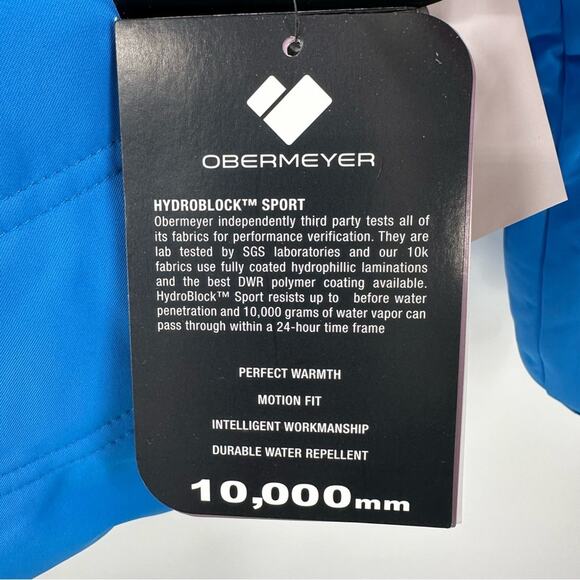 Obermeyer Tuscany II Jacket in winter sky blue Size 0 - Picture 10 of 16